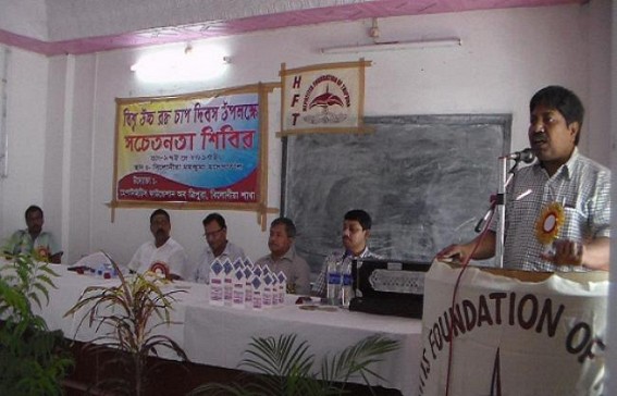 World Hypertension Day was celebrated at Belonia